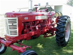 Restored Farmall 450 tractor