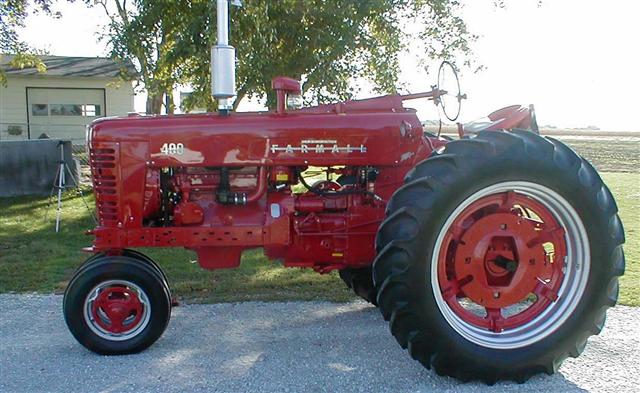 Restored Farmall 400 Tractor With Factor Power Steering