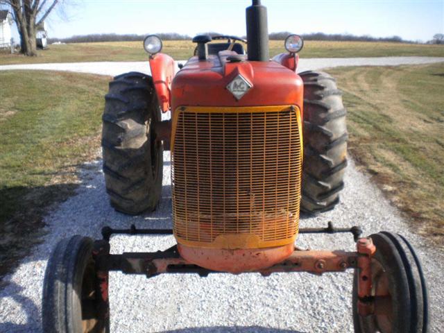 1963 AC Model D15 Series II with 6 Foot Snap Coupler Scrape Blade